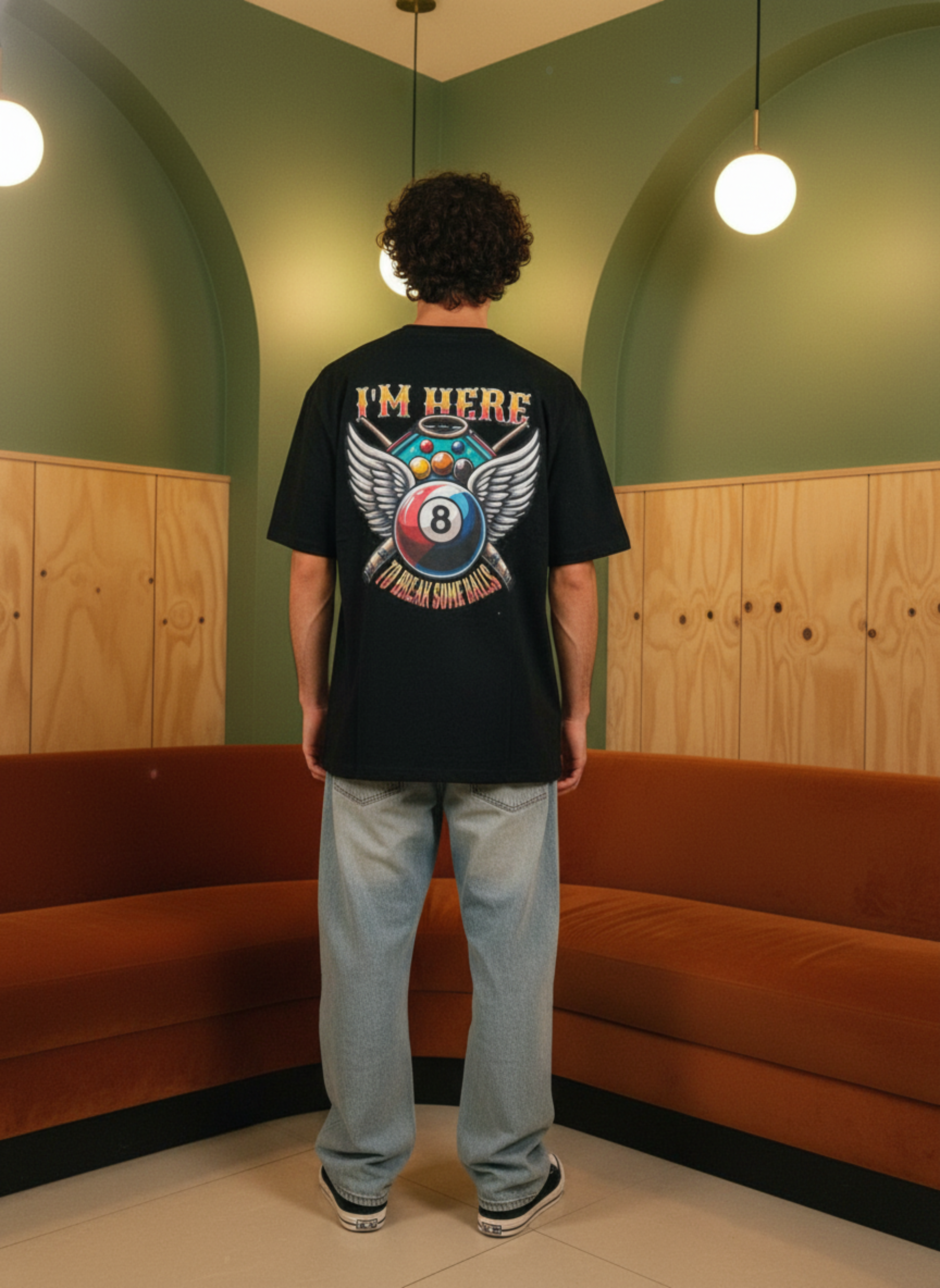 "Break Some Balls" Oversized T-Shirt
