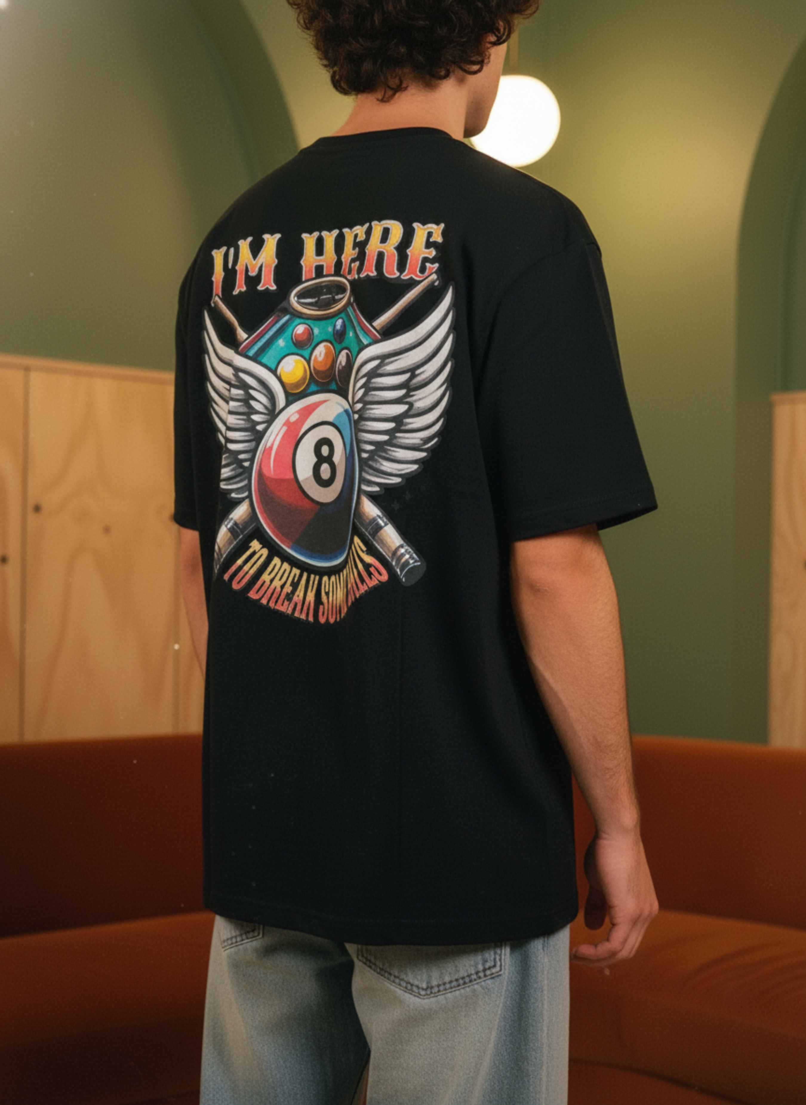 "Break Some Balls" Oversized T-Shirt