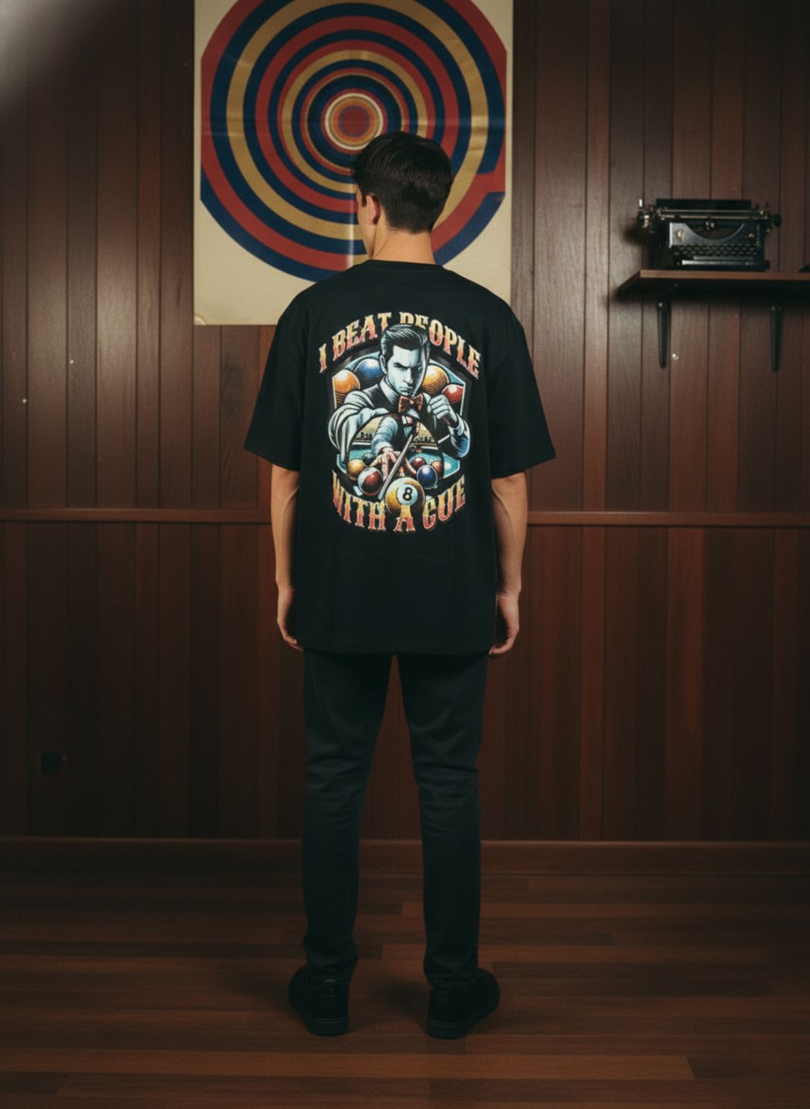 "I B*at People" Oversized T-Shirt