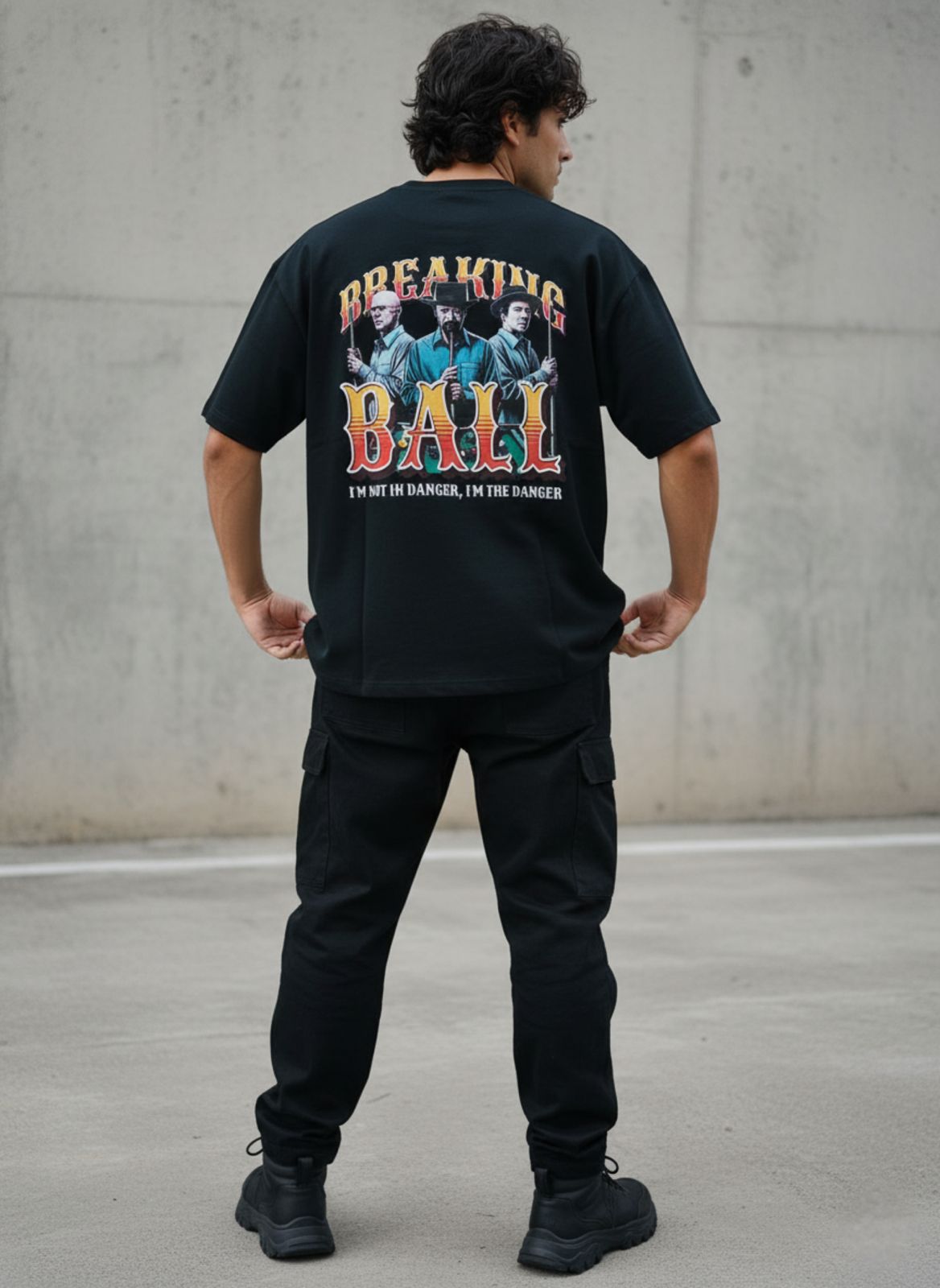 "Breaking Ball" Oversized T-Shirt