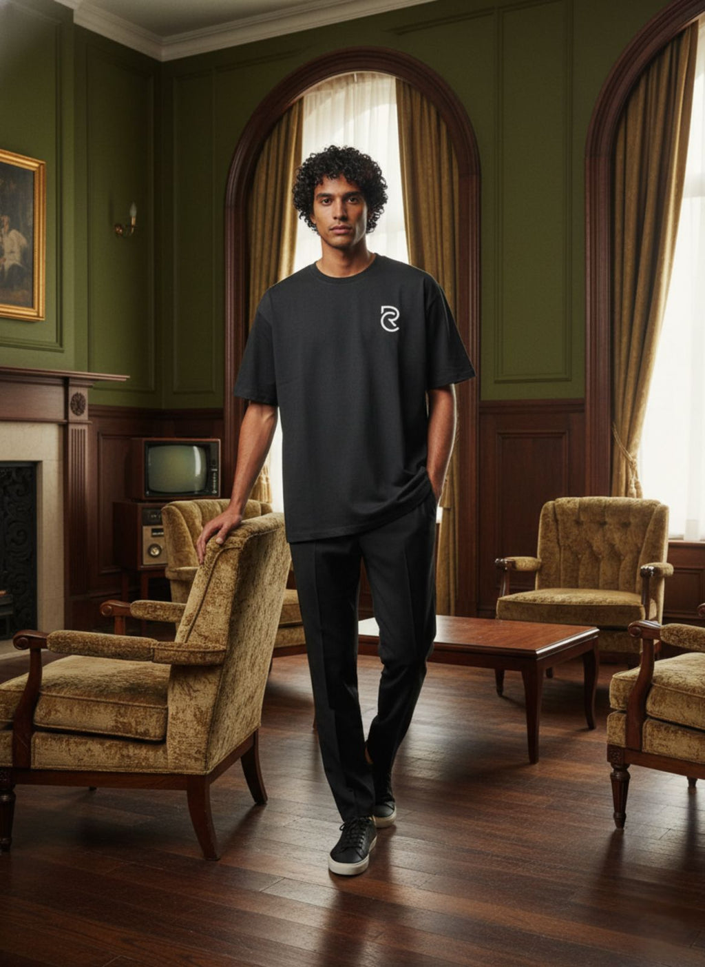 "Born To Play" Oversized T-Shirt